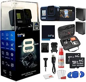 GoPro CHDHX-801 HERO8 Black 4K Action Camera Bundle