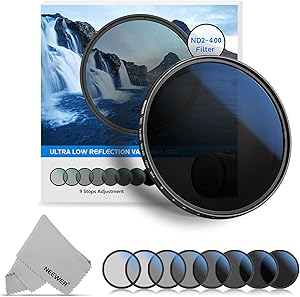 Neewer 72mm MRC ND Filter Adjustable ND2-ND400