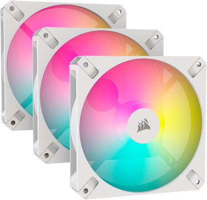 Corsair CO-9050169-WW iCUE AR120 RGB White Fan 3-Kit