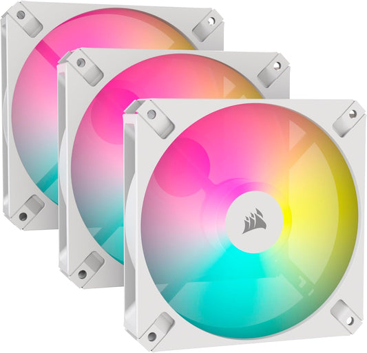 Corsair CO-9050169-WW iCUE AR120 RGB White Fan 3-Kit