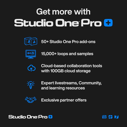 PreSonus Studio One Pro 7 Perpetual License Music Production DAW