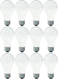 GE 63005 Halogen Soft White Light Bulbs 12-Pack
