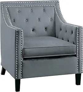 Lexicon S181297GY-1NN Grazioso Light Gray Accent Chair
