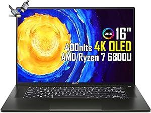 Acer Swift Edge 16" 4K OLED Ryzen 7 Laptop
