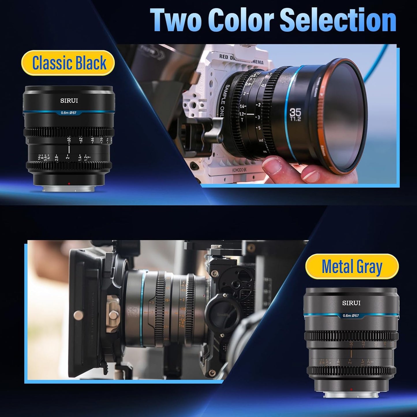 Sirui MS35L-B Night Walker 35mm T1.2 Cine Lens