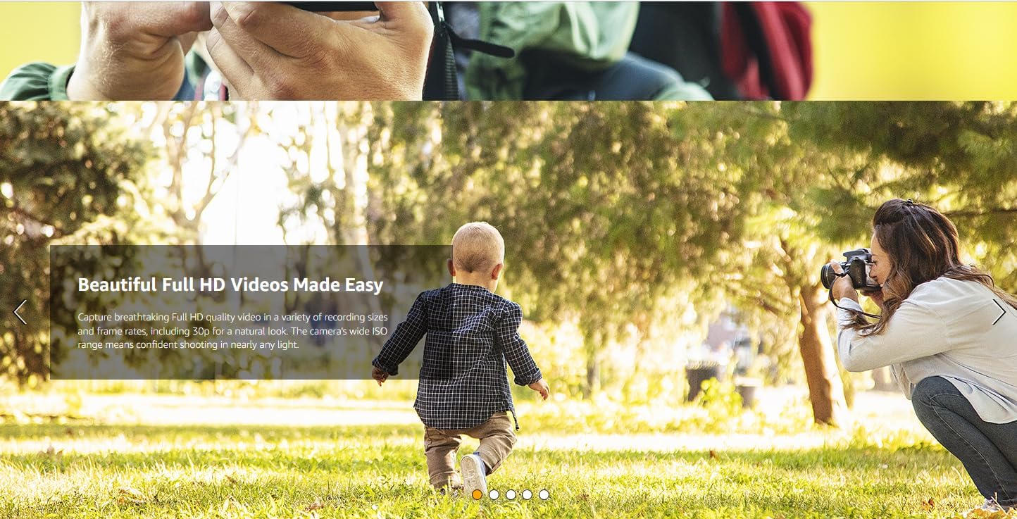 Canon Rebel T7 DSLR 18-55mm Lens Renewed Bundle