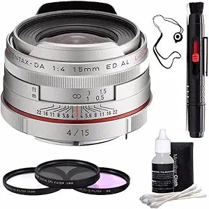 Pentax 21480-3 HD DA 15mm f/4 Limited Lens - Silver