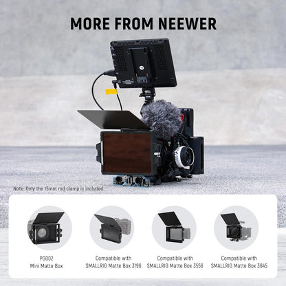 Neewer 10102568 15mm Rod Support Clamp