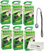 Fujifilm FUJIDIS400 QuickSnap Flash 400 Disposable Camera 6-Pack