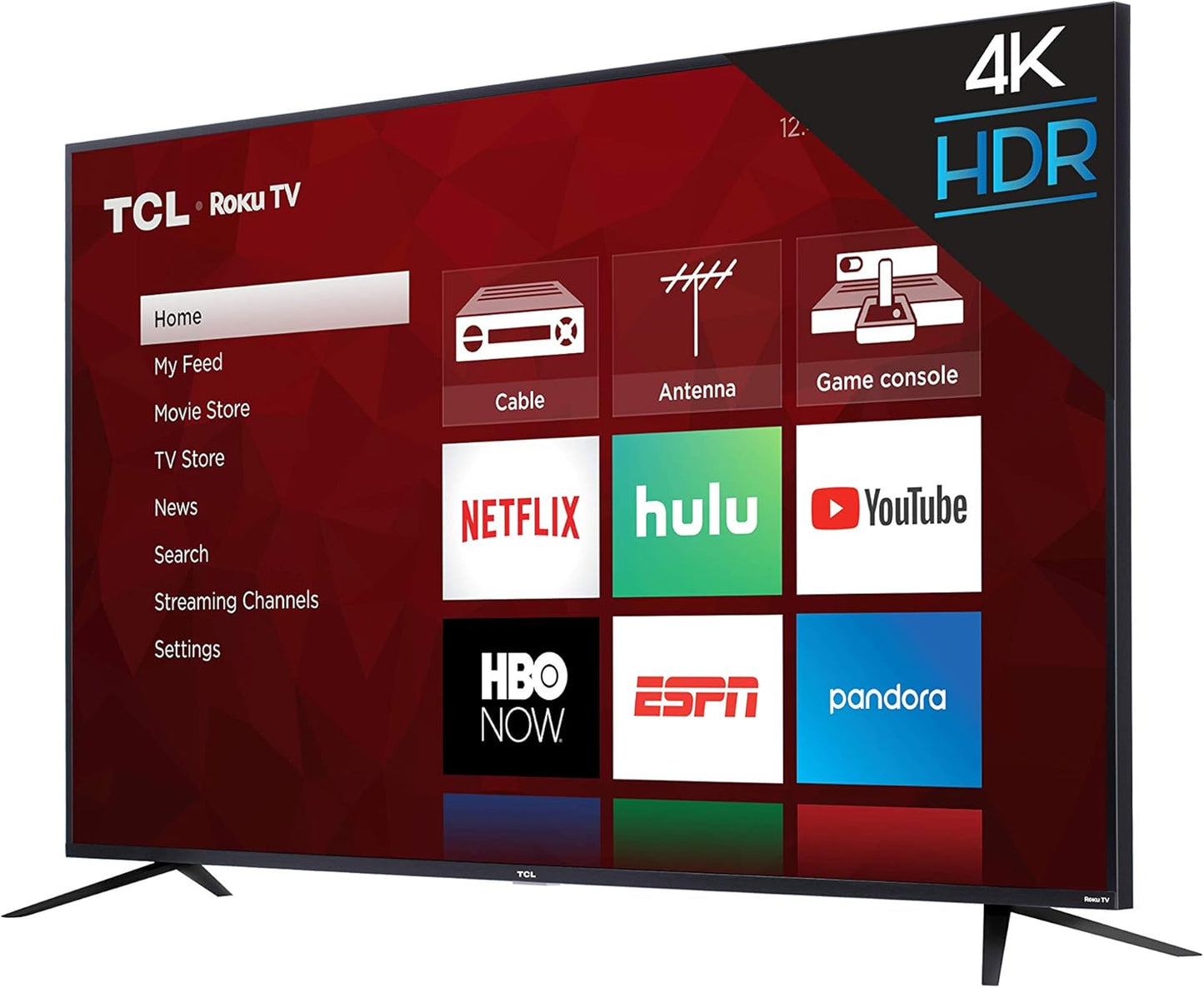 TCL 65S425 65-Inch 4K UHD HDR Roku Smart TV