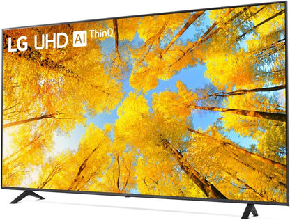LG 70UQ7590PUB 4K TV Bundle: Soundbar, Mount, Surge Protector