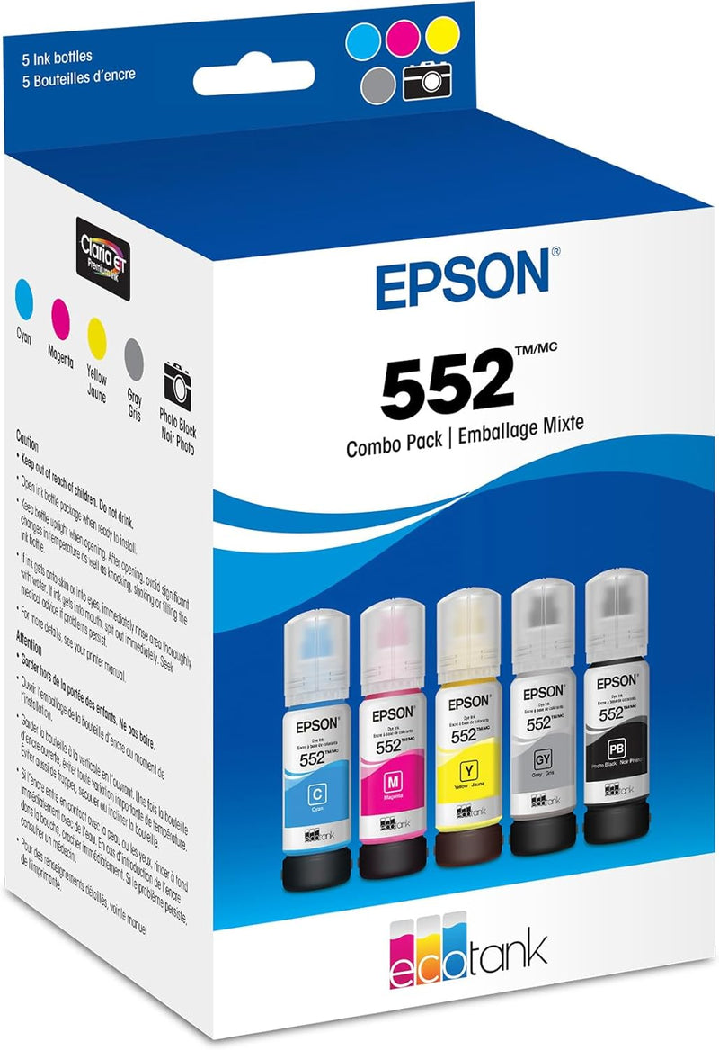 Epson T552920-S 552 EcoTank Ink Combo Pack — main product image