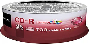 Sony 25CDQ80PP Inkjet Printable CD-R 25-Pack