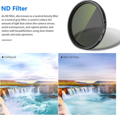 Neewer 10096730 77mm Variable ND Filter