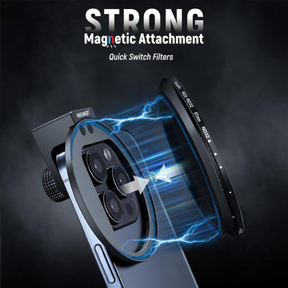 Neewer 10103078 67mm Magnetic Phone Lens Filter Kit