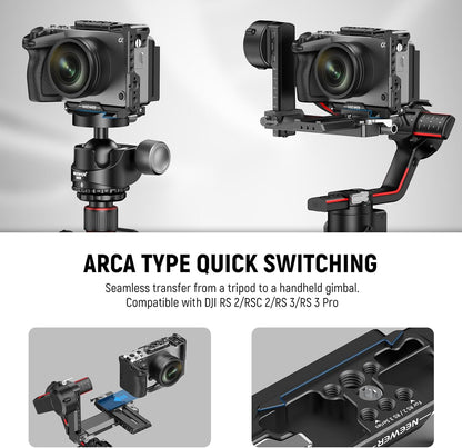 Neewer FX3 FX30 Half Cage Aluminum Video Rig CA046