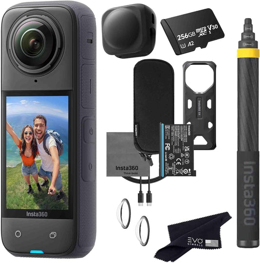 Insta360 X4_Extended SELFIE-STICK 8K 360 Camera Bundle