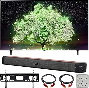 LG E22LGOLED55A1PUA 55" OLED 4K Smart TV Bundle