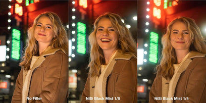 NiSi 49mm Black Mist 1/8 Lens Filter - Diffusion Effect