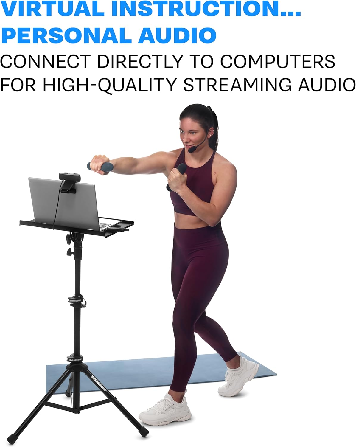 Samson AirLine XD Fitness Headset USB Digital Wireless System