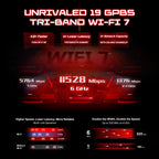 TP-Link Archer GE800 BE19000 WiFi 7 Gaming Router