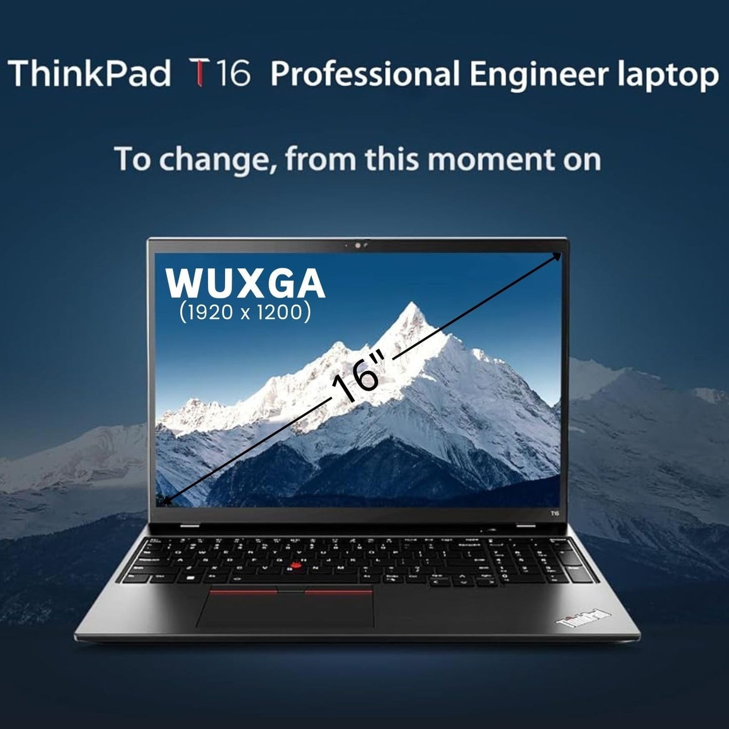 Lenovo ThinkPad T16 Gen 2 i5 40GB 2TB Business Laptop