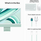 Apple M3 2023 iMac 24-inch All-in-One Desktop - Green