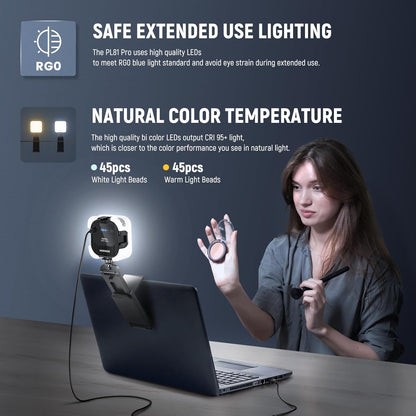 Neewer 10102594 LED Streaming Light Webcam