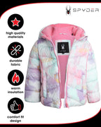 Spyder Baby Girls' Winter Quilted Puffer Jacket (12-24M)