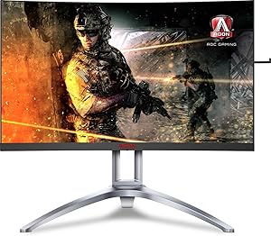 AOC Agon AG273QCX 27" Curved Gaming Monitor (Renewed)