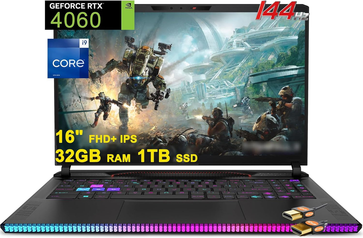MSI Raider GE68HX Gaming Laptop i9 RTX 4060 16" 144Hz