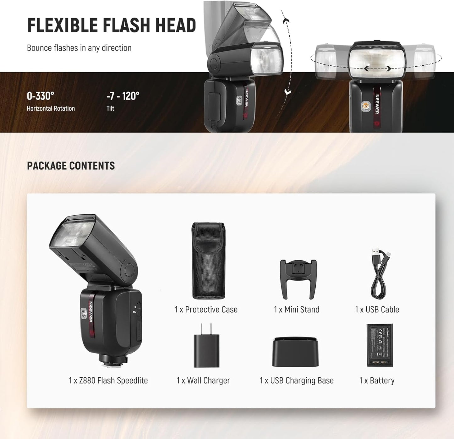 Neewer Z880-S 2.4G TTL Camera Flash Speedlite