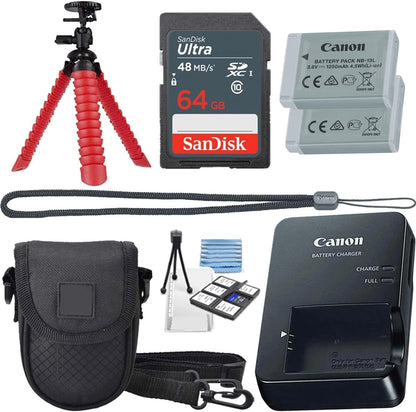 Canon G7 X Mark II PowerShot Digital Camera Bundle (Renewed)