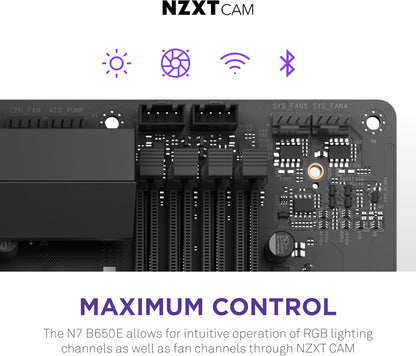 NZXT N7-B65XT-B1 ATX Gaming Motherboard Ryzen AM5
