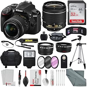 Nikon BNIK1571_001 D3400 18-55mm VR Lens Bundle