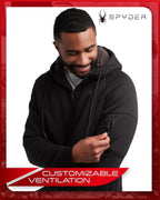 Spyder Hoodie Men's Sherpa Lined Fleece Zip Up Jacket