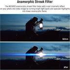 Neewer NW SERIES S 72mm Blue Streak Filter