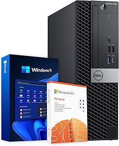 Dell OptiPlex 5060 i5 Desktop PC with Office 365 (Renewed)