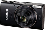 Canon 1076C001 Ixus 285 HS Black Digital Camera Renewed