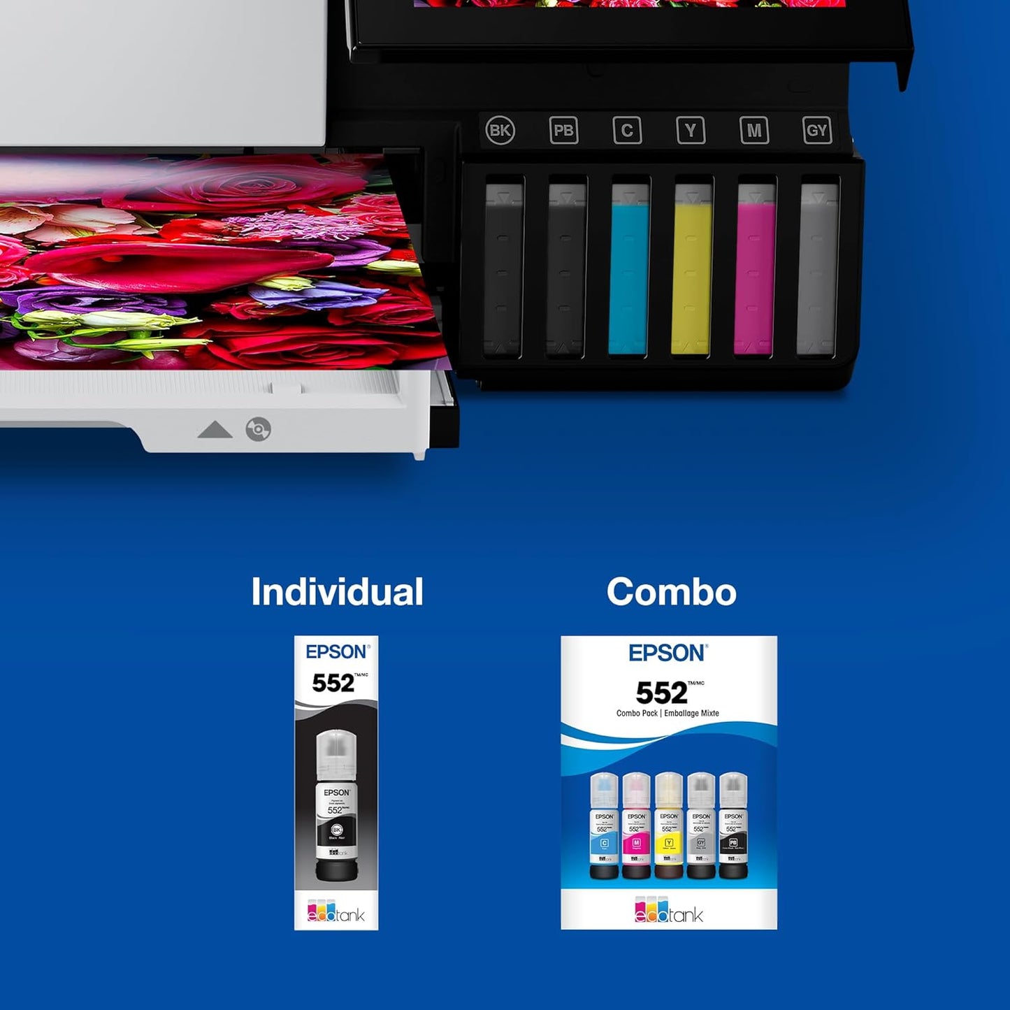 Epson T552920-S 552 EcoTank Ink Combo Pack