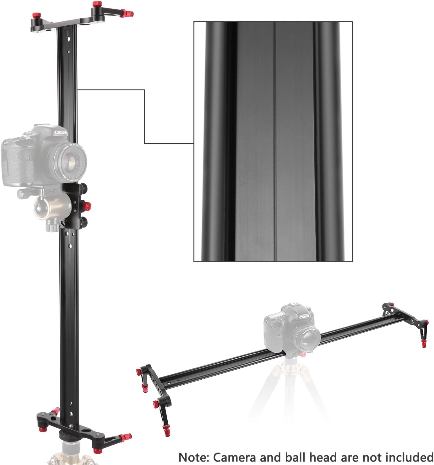 Neewer 10089697 Camera Track Slider Stabilizer