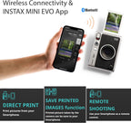 Fujifilm EVOK1 Instax Mini EVO Hybrid Instant Camera Film Bundle