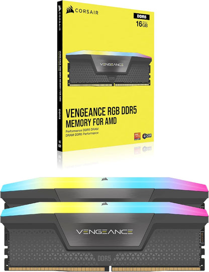 Corsair CMH64GX5M2B6000Z40 Vengeance RGB DDR5 64GB 6000MHz Memory