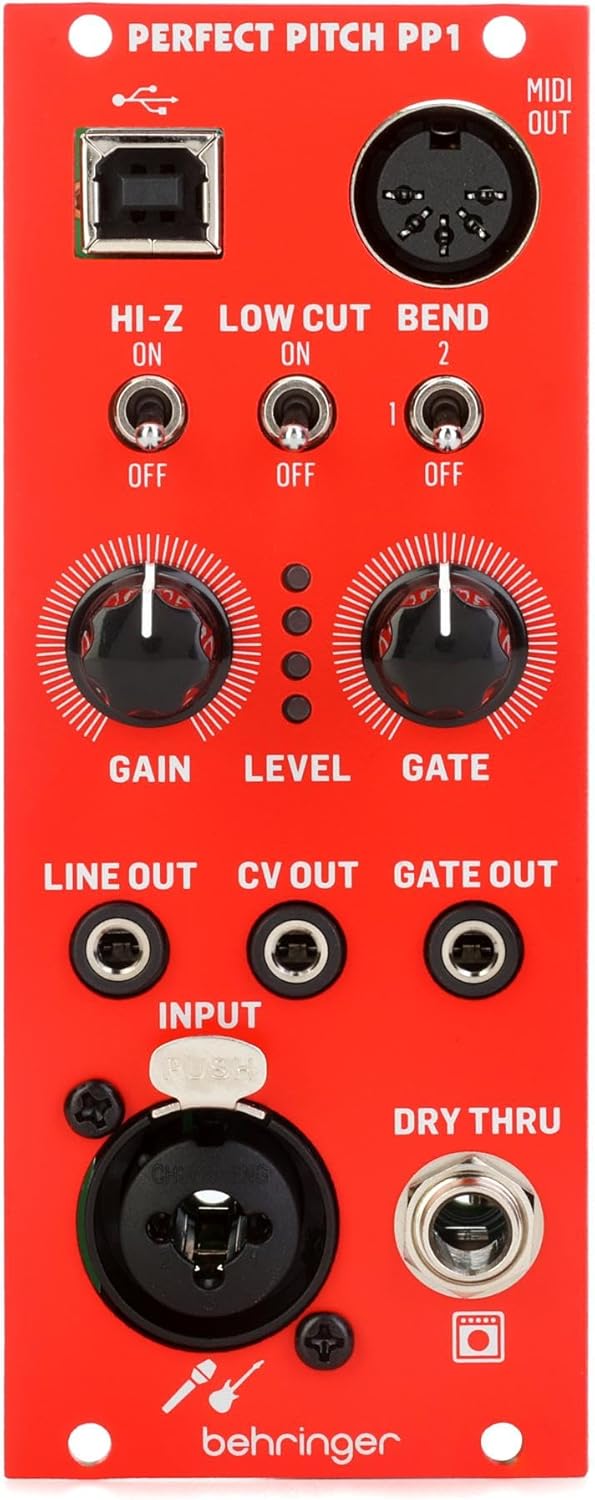 Behringer PP1 Perfect Pitch Eurorack Audio to MIDI Converter