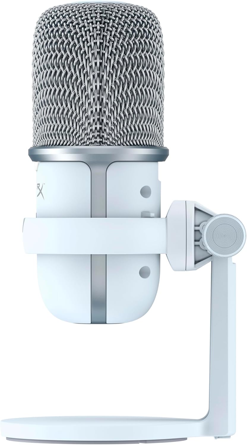 HyperX 519T2AA SoloCast USB Condenser Gaming Microphone - White