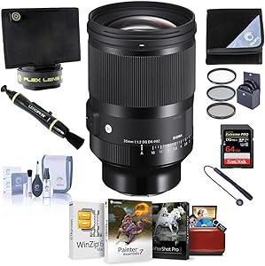 Sigma 35mm f/1.2 DG DN Art Lens for Leica L Bundle