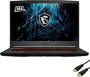 MSI GF65 Gaming Laptop RTX 3060 144Hz FHD — main product image