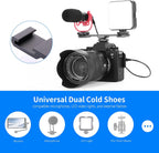 Neewer 10100281 Dual Cold Shoe Mount Extension Bracket