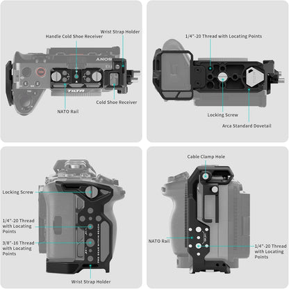 Tilta TA-T16-C-B TX Sony FX3/FX30 Camera Cage Pro Kit