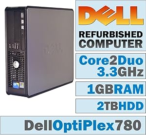 Dell OptiPlex 780-a0fa791d Core 2 Duo 2TB Renewed Desktop